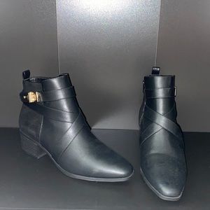 Faux Leather Booties